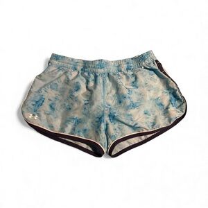 Under Armour Blue Tie-Dye Athletic Shorts